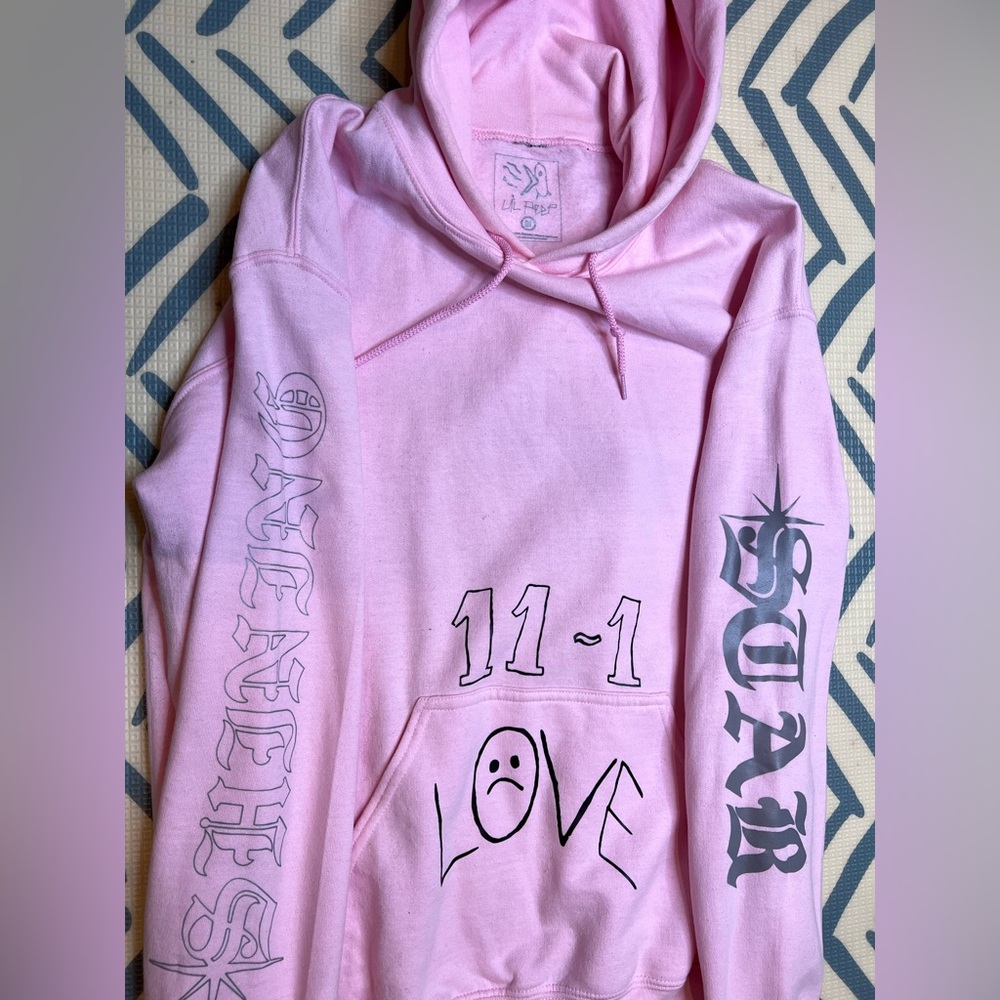 Lil Peep NYC pop up exclusive shining star 11-1 hoodie